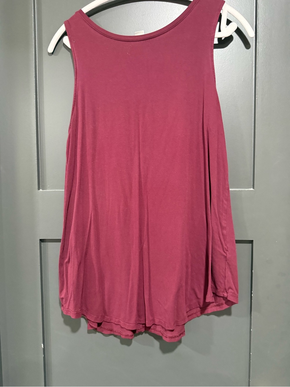Old Navy Luxe Tank Top in Berry